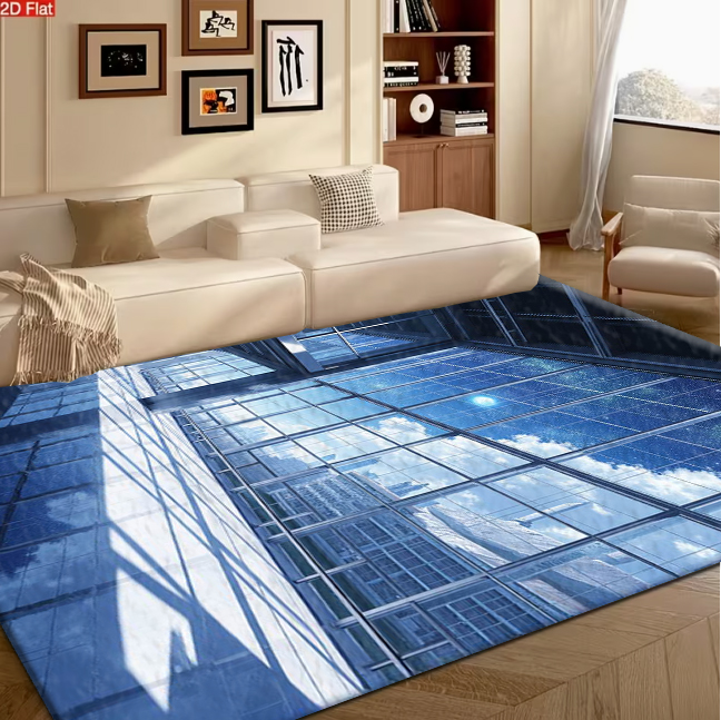 Office Tech For Home - High-Tech Building View Carpet Flooring Unique