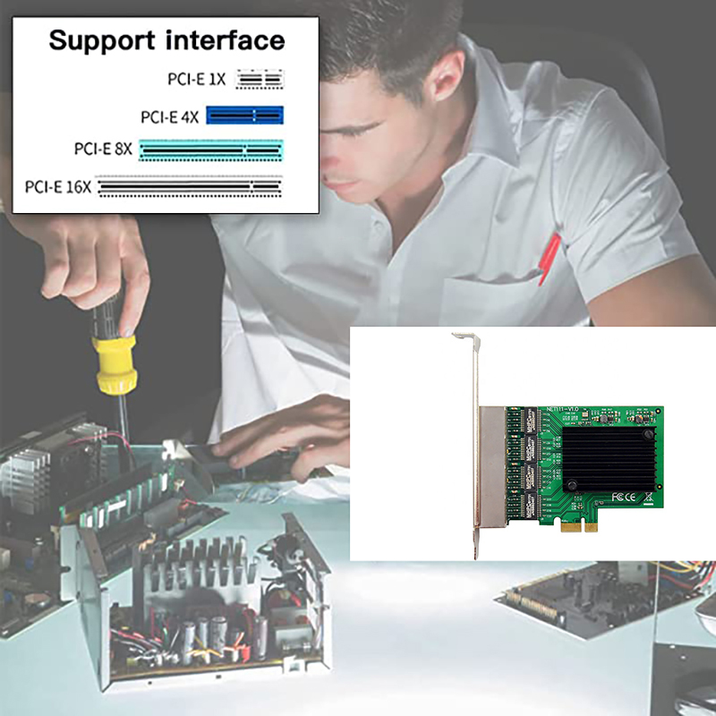 A003 PCIE Network Card PCI-E X - огляд і ціна Gigabit Network Card