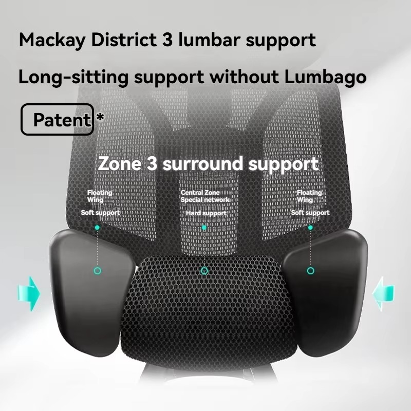 Deluxe High-Tech Ergonomic Mes - огляд і ціна Office Tech Chair