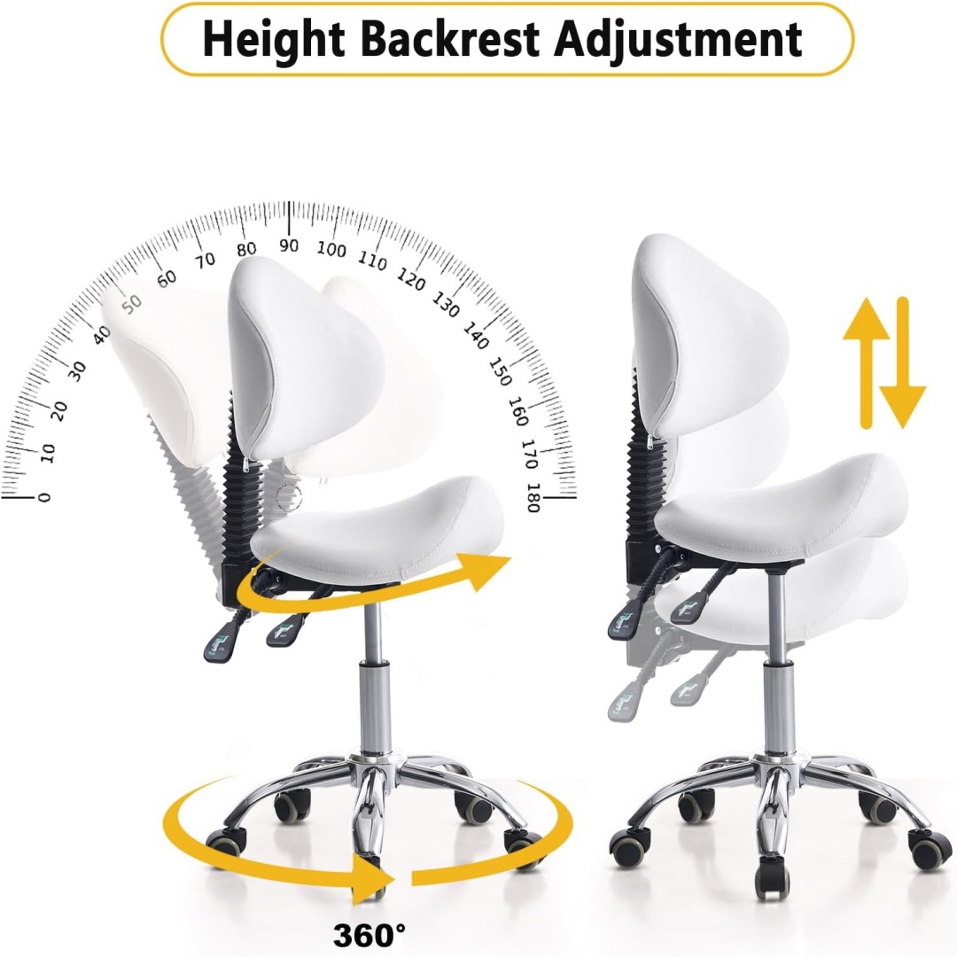 Saddle Stool Chair Rolling Wit - огляд і ціна Office Tech Chair