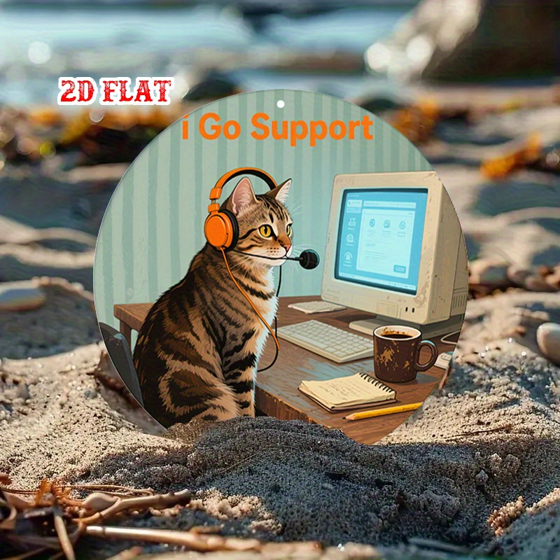 CIFBUY 2D Flat Funny Tech Supp - огляд і ціна Tech Office Wall