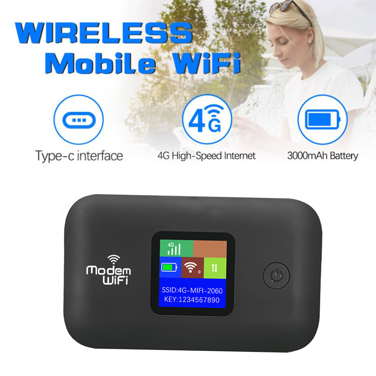4G LTE Mobile Hotspot for Trav - огляд і ціна 4G Lte Router Sim