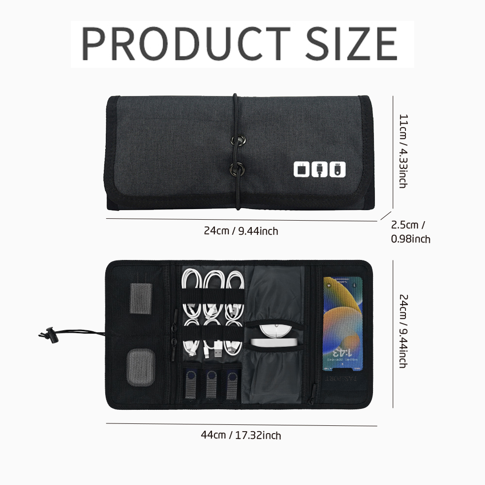 Tech Organizer Bag Cable Stora - огляд і ціна Office Tech For Home