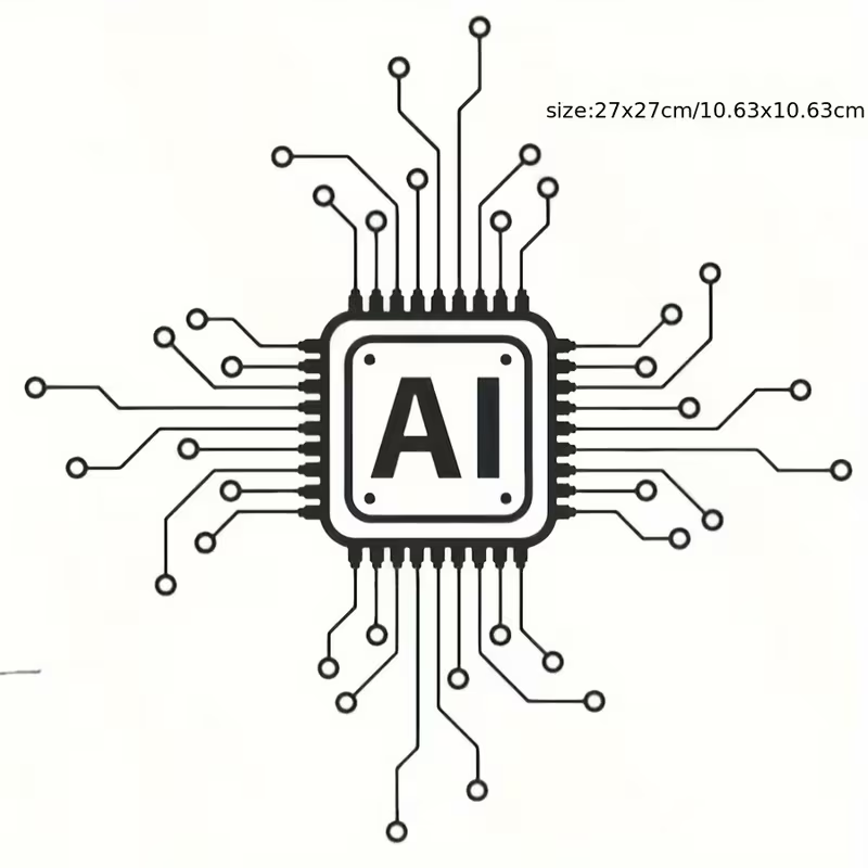 AI Technology Circuit Board Vi - огляд і ціна Tech Office Wall