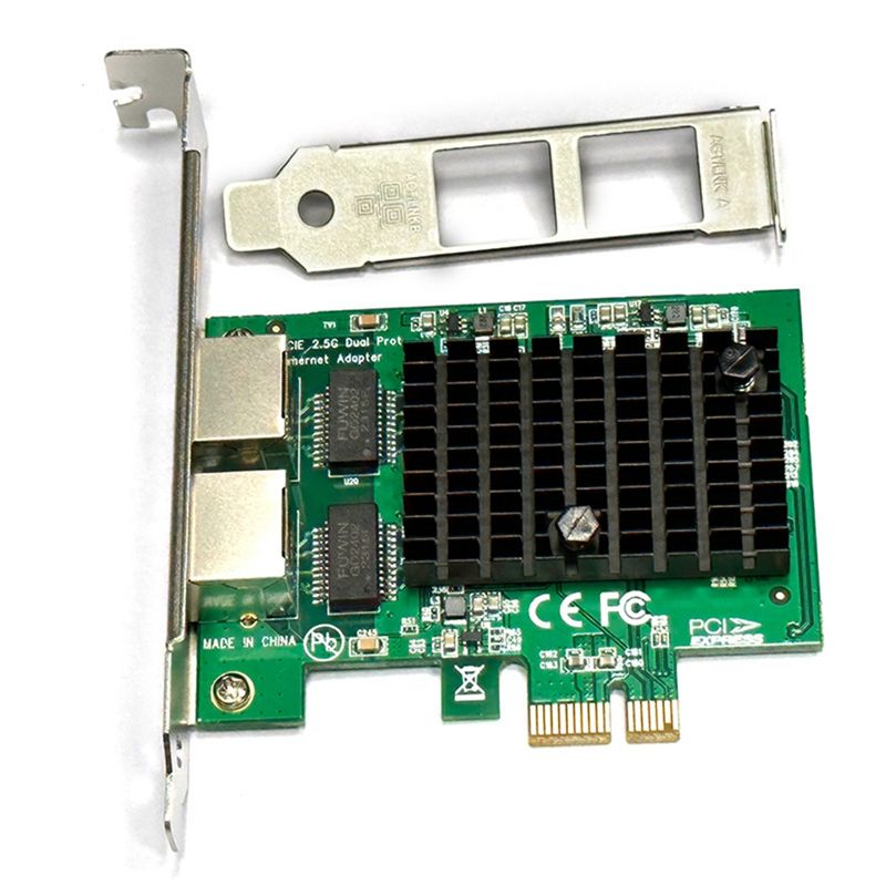 ABAN 2 Port 2.5G PCIe Network  - огляд і ціна Gigabit Network Card