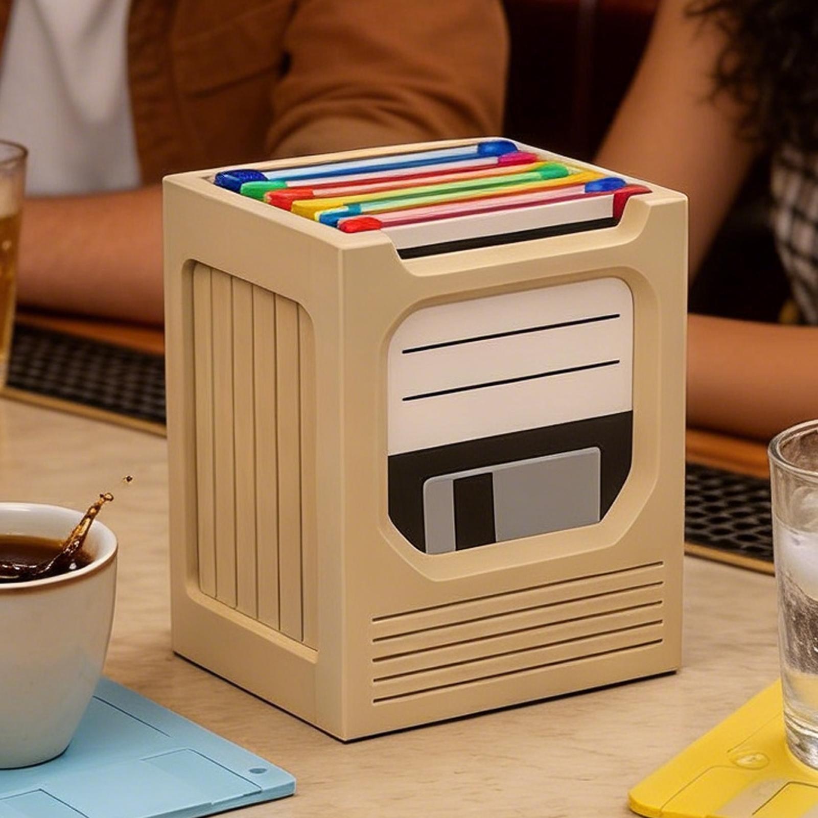 Retro Tech Coaster Holder Set  - огляд і ціна Office Tech For Home